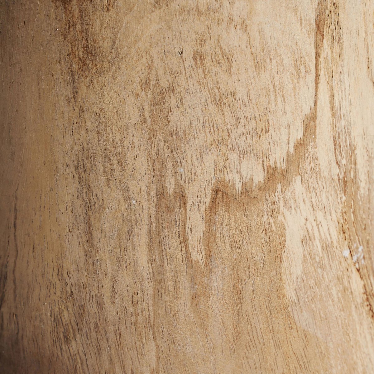 Tabouret en bois de suar fait main marron naturel, RECOLLECTION
