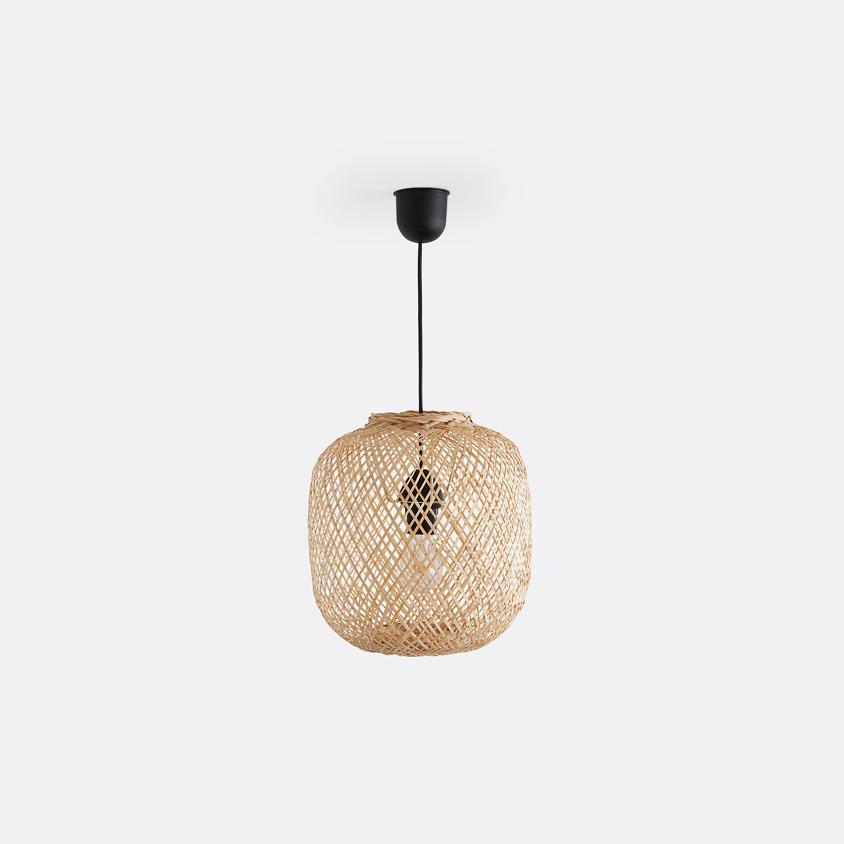 Hanglamp in bamboe Ø33 cm, Ezia naturel, LA REDOUTE INTERIEURS