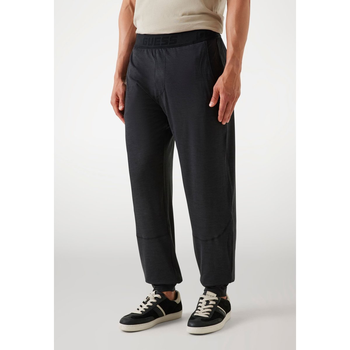 Jogger Coupe Classique noir, GUESS