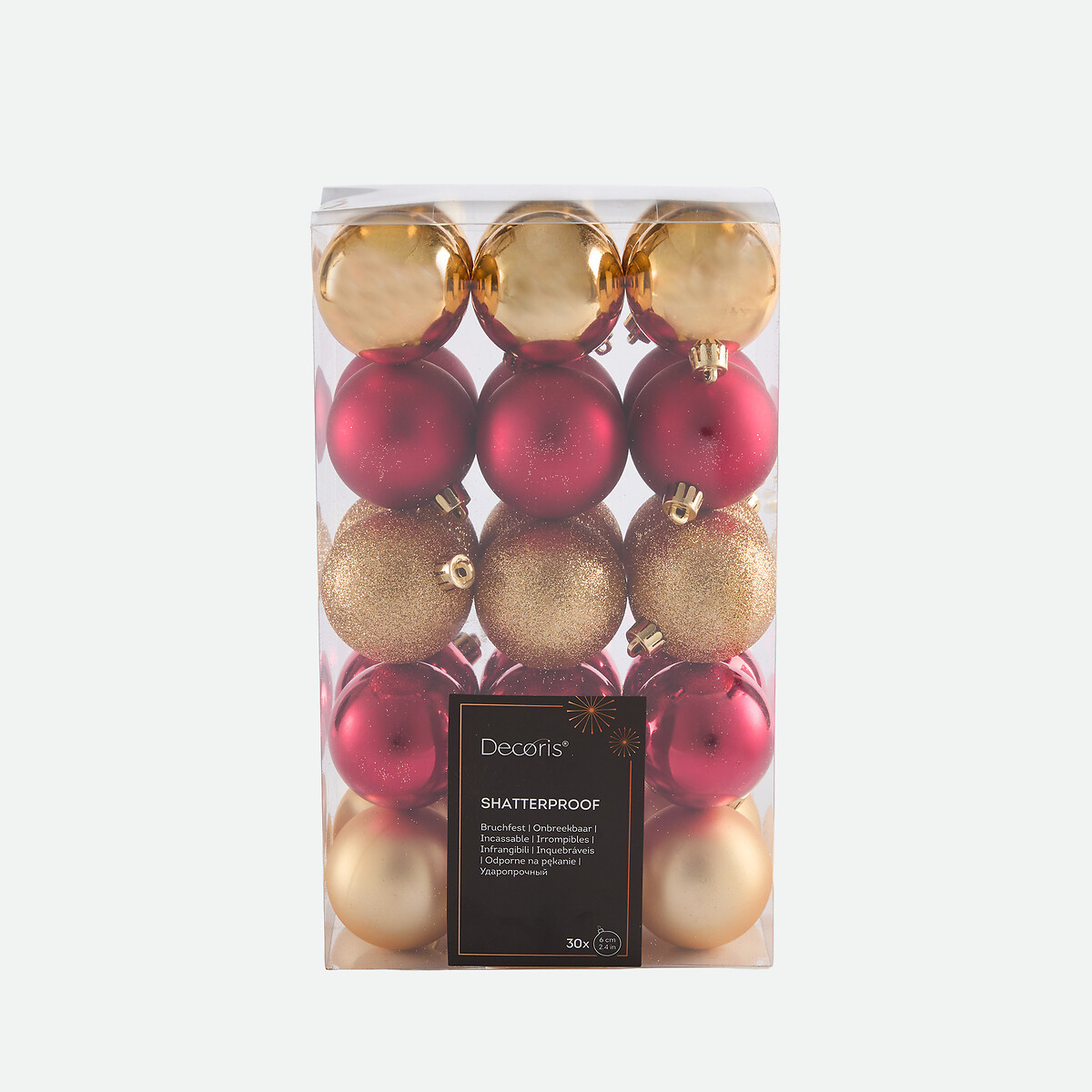 Coffret de 30 boules de Noël, CASPAR multicolore, LA REDOUTE INTERIEURS