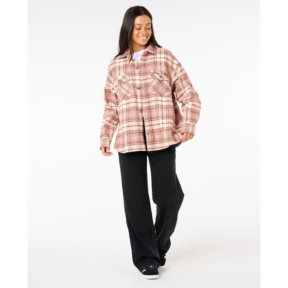 Chemise en flanelle SHORE BREAK rouille, RIP CURL