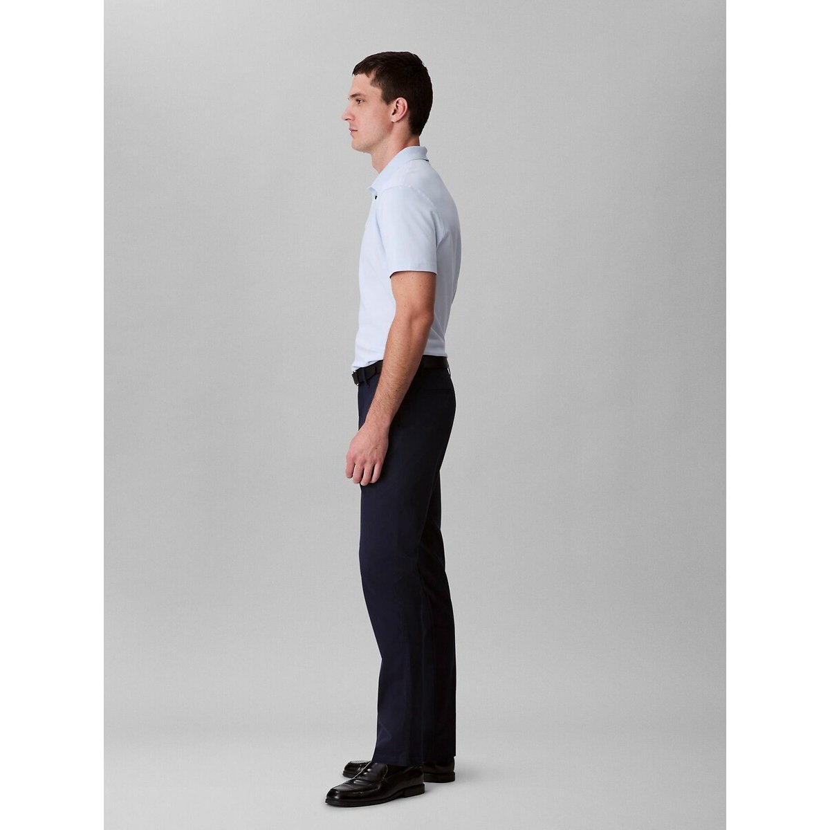 Chino cotone elasticizzato navy, CALVIN KLEIN