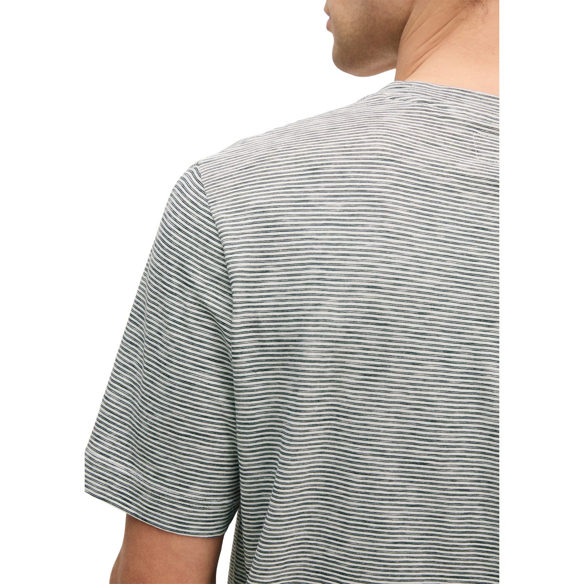 T-shirt DfC regular en qualité douce de jersey slub beige, MARC O'POLO