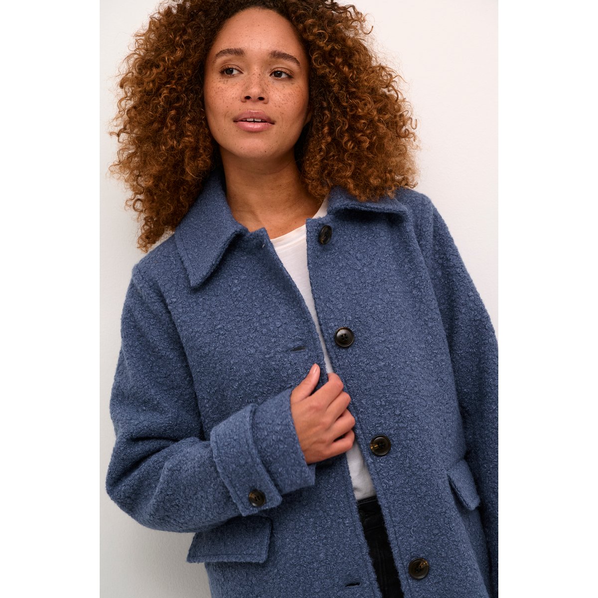 Outerwear bleu indigo, KAFFE