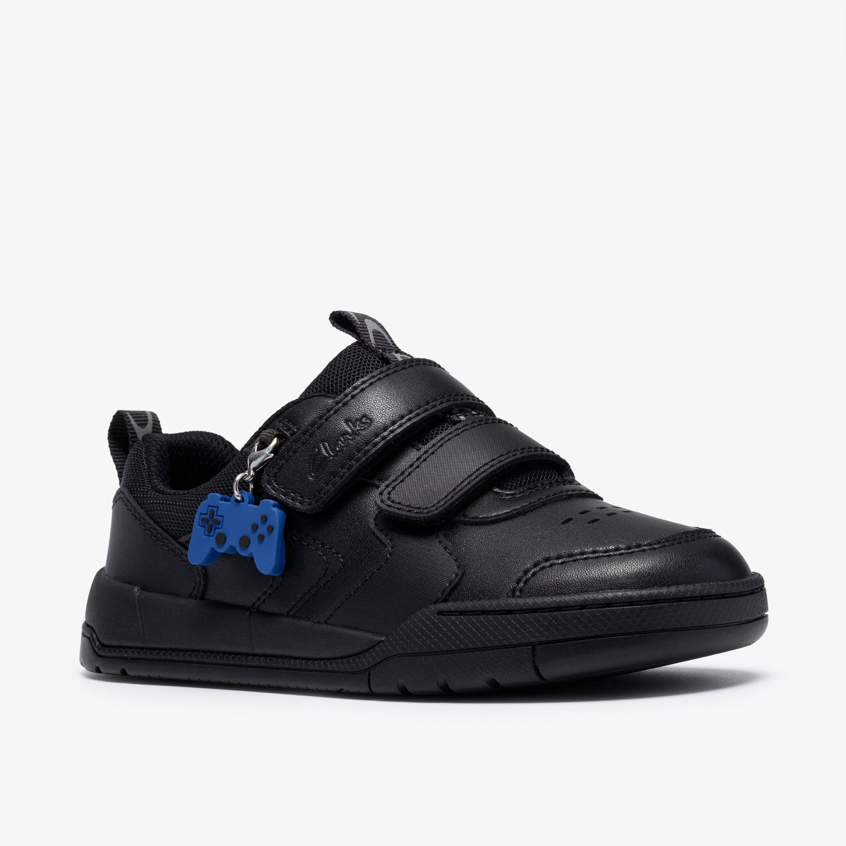 Derbies Cuir Coupe Large LASER PLAY K noir, CLARKS