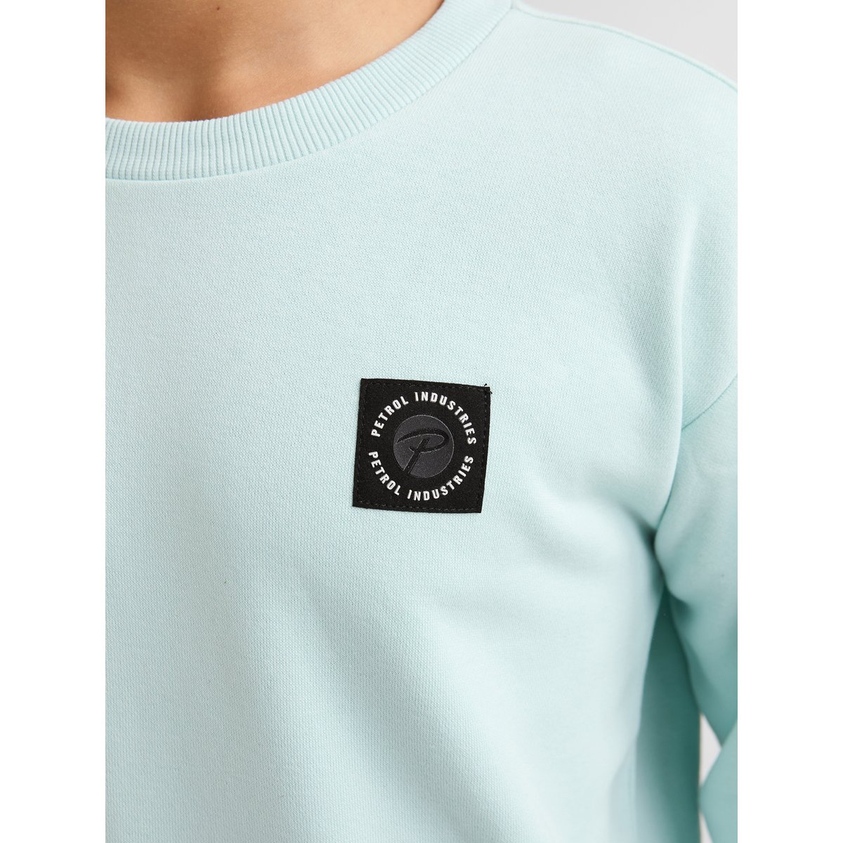 Sweat  col rond Coyote vert cool mint, PETROL INDUSTRIES