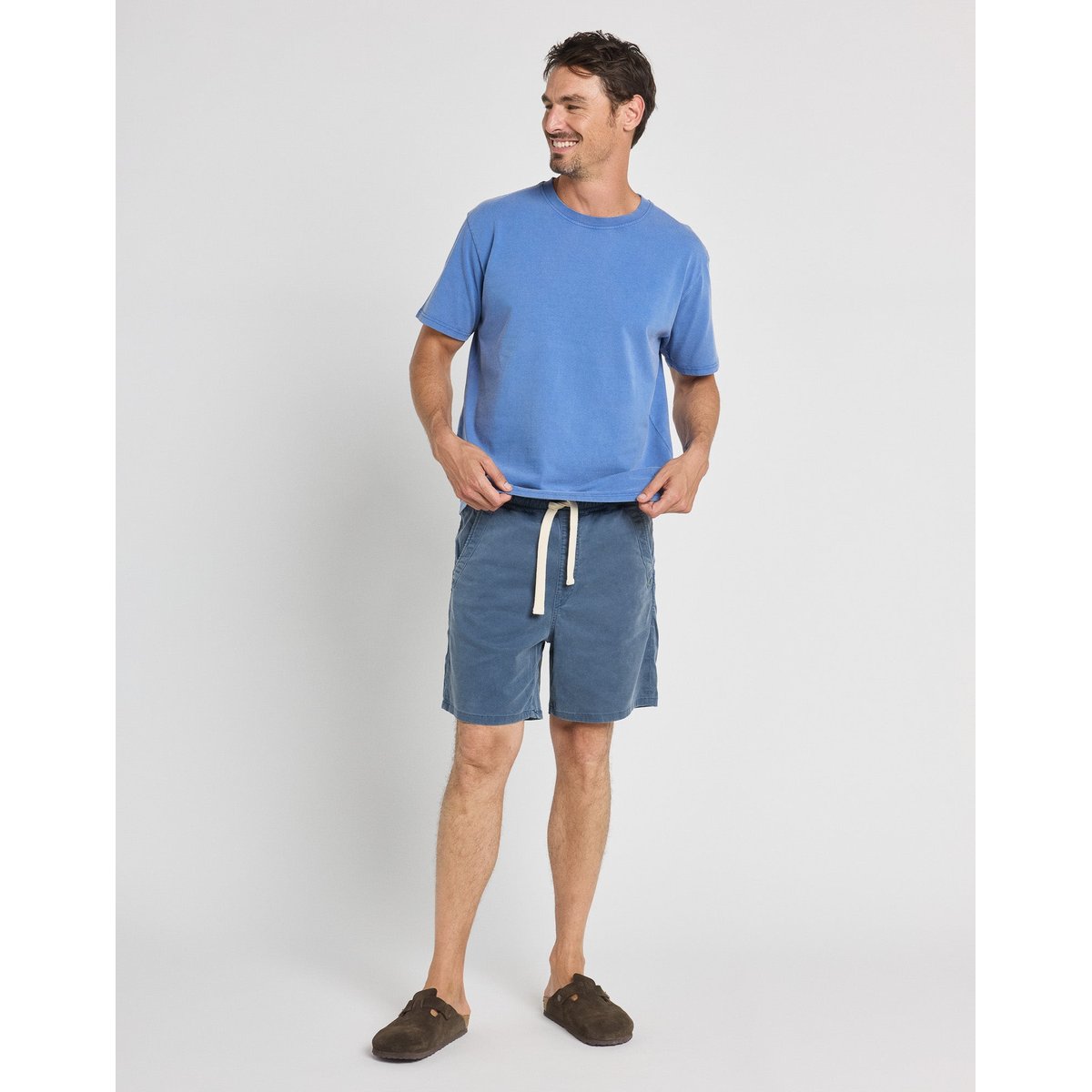 SHORT LOOSE DRESS bleu délavé, PULLIN