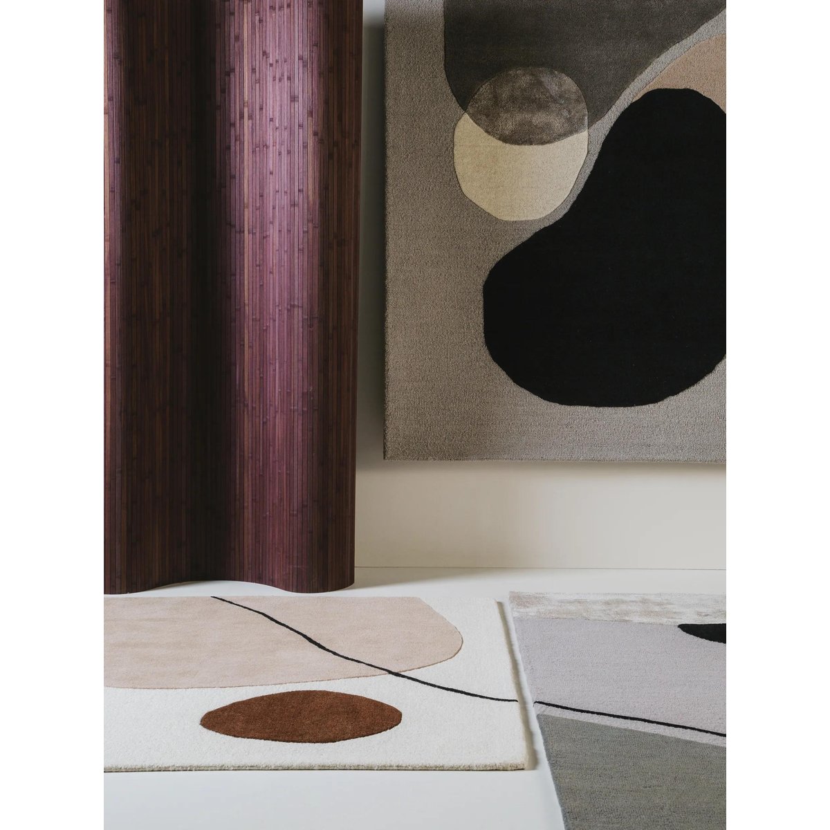 Tapis de laine tufté main KYOTO multicouleur, BENUTA
