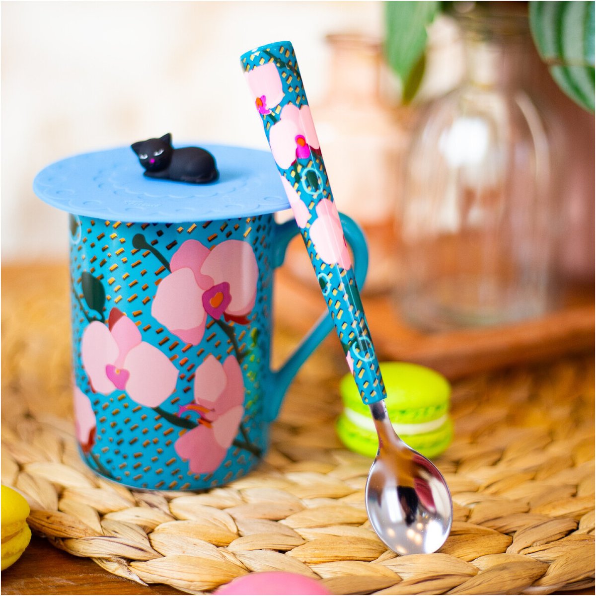 Mug 30 cl  Schluck orchid blue, PYLONES