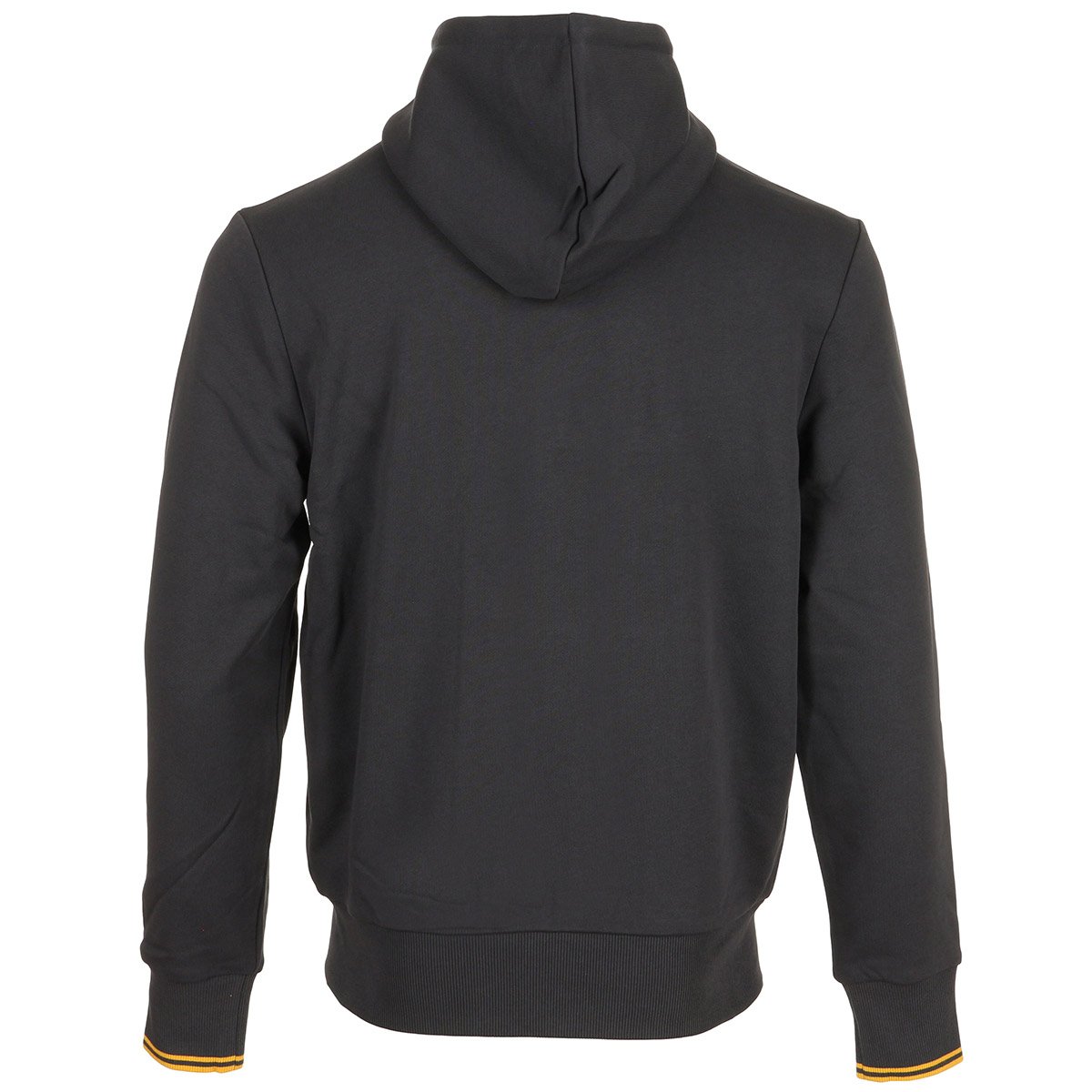HOODED ZIP THROUGH SWEATSHIRT anchor grey golden, FRED PERRY