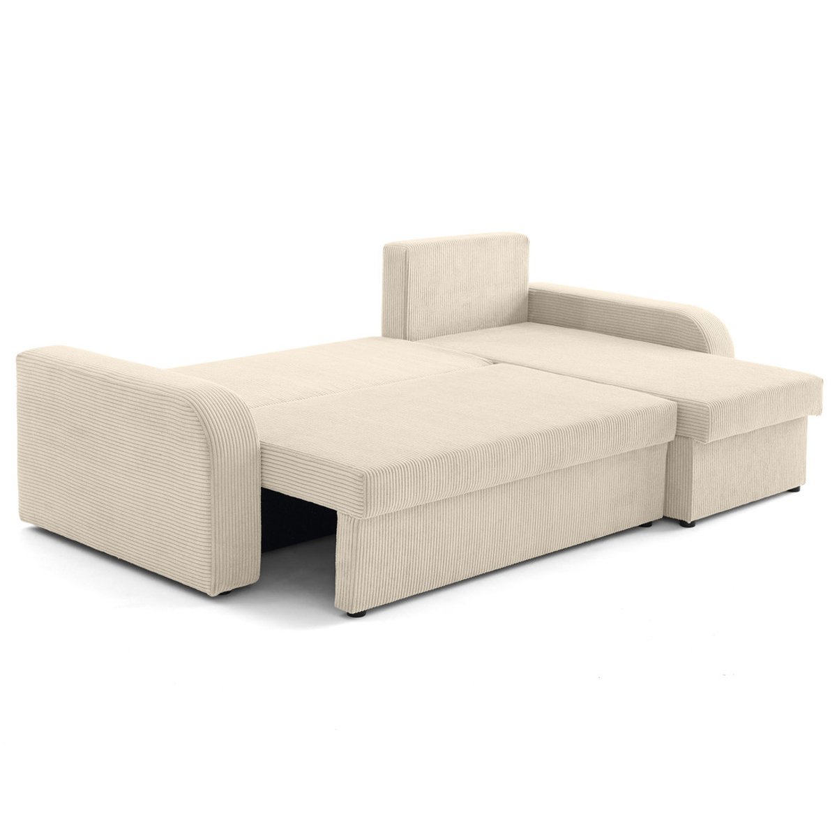 Canapé d'Angle Convertible 4 places - VALOS beige, BEST MOBILIER