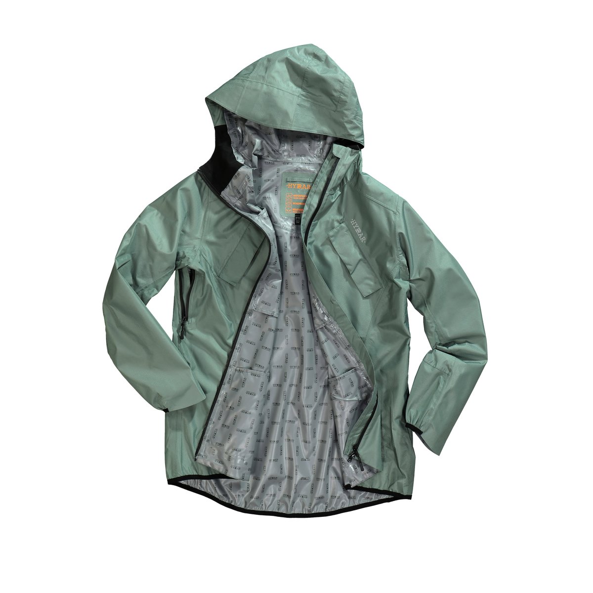 Veste technique HYPRAR à capuche menthe verte, ULLA POPKEN