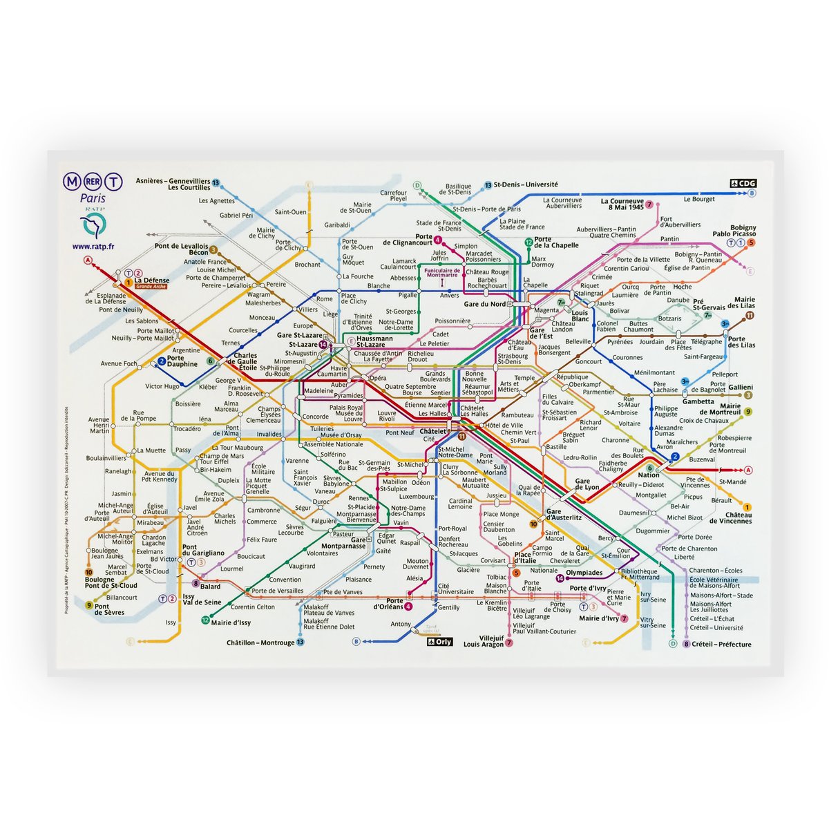 Torchon Ratp blanc, WINKLER
