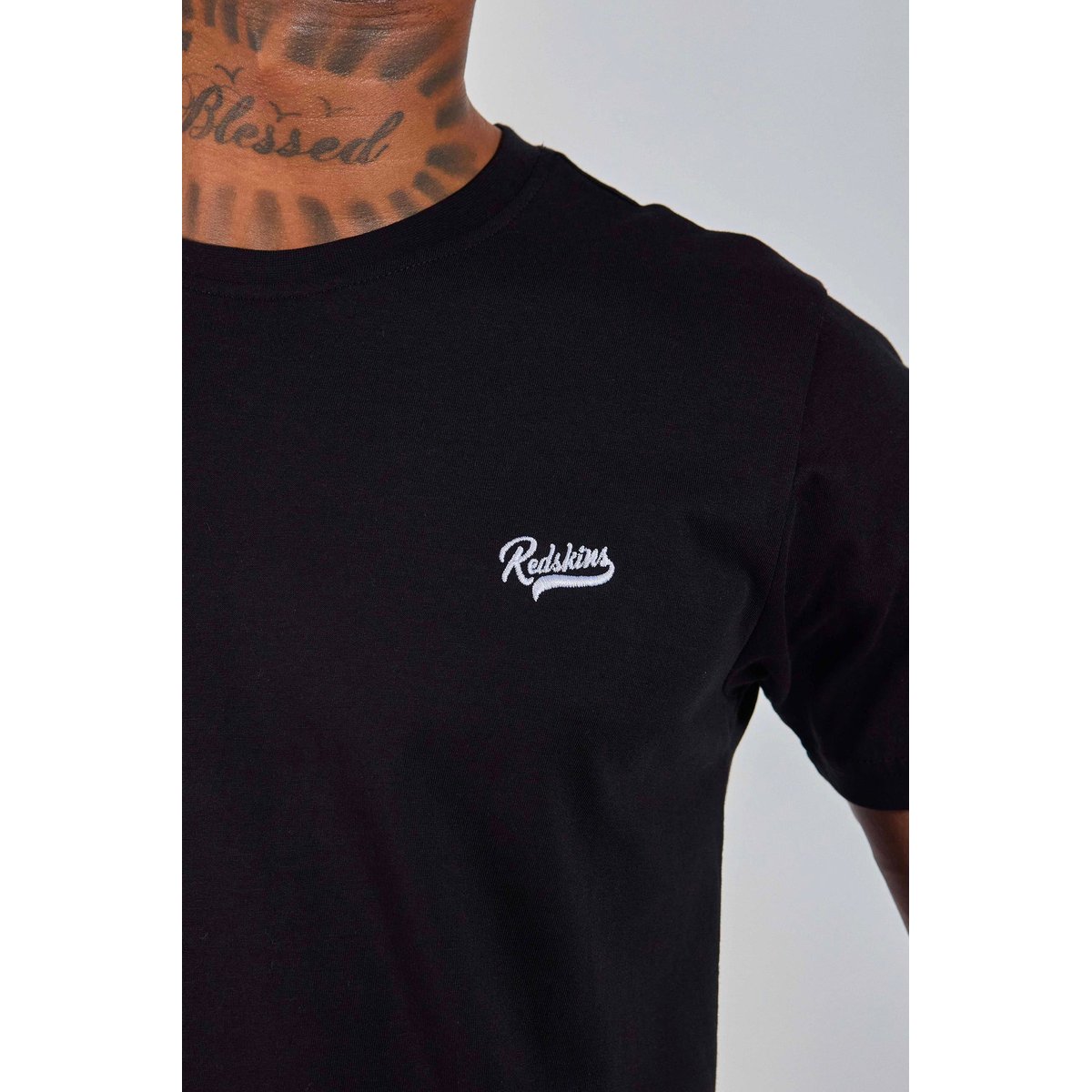TEXTILE en coton TSHIRT ADULTE 231035 noir, REDSKINS