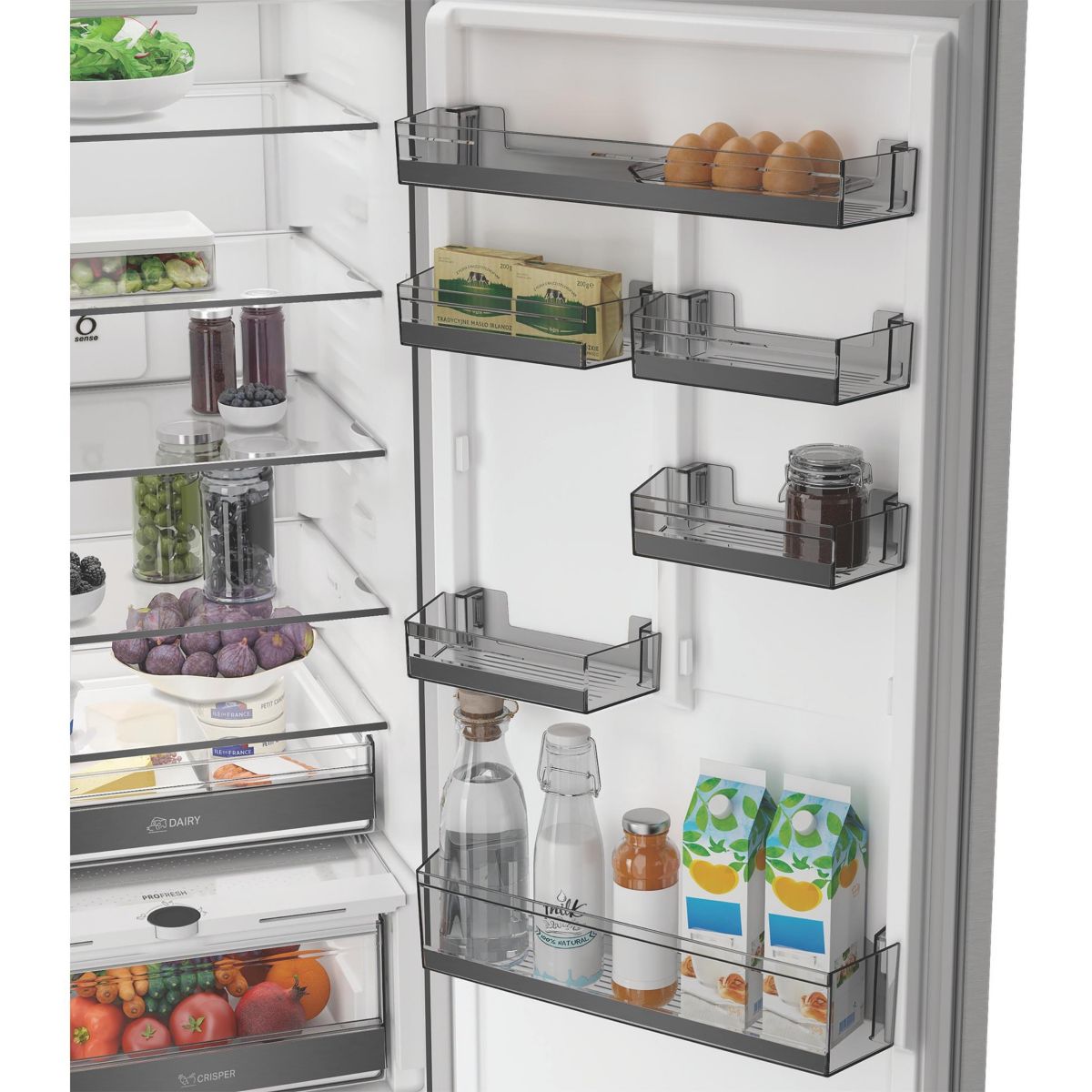Réfrigérateur combiné WHK26413X6EE couleur unique, WHIRLPOOL