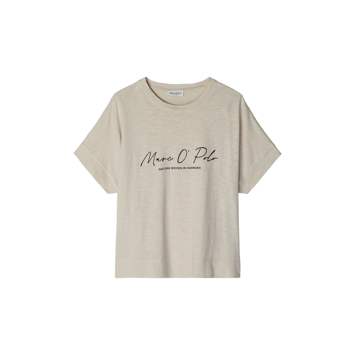 T-shirt loose avec manches coupées marron gris, MARC O'POLO