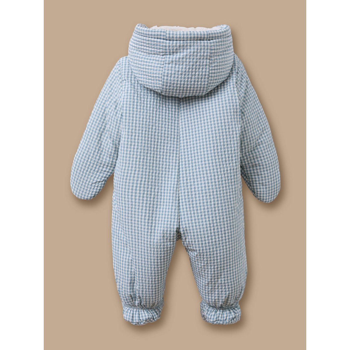 Combi-pilote motif vichy vichy bleu, CYRILLUS