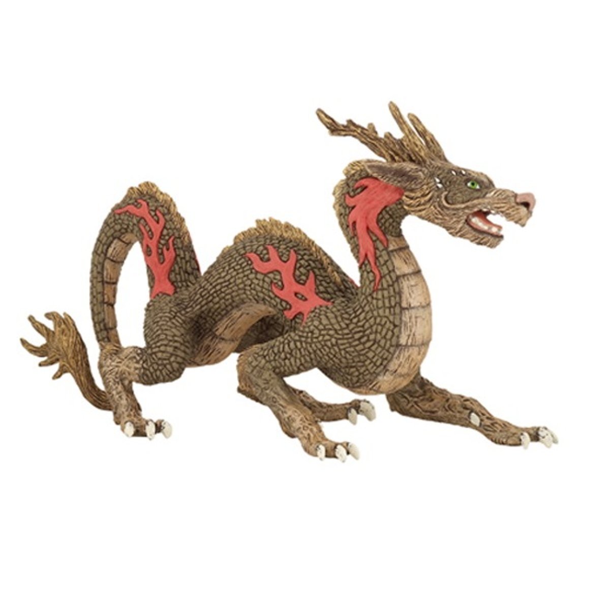 Figurine Dragon du soleil levant marron, PAPO
