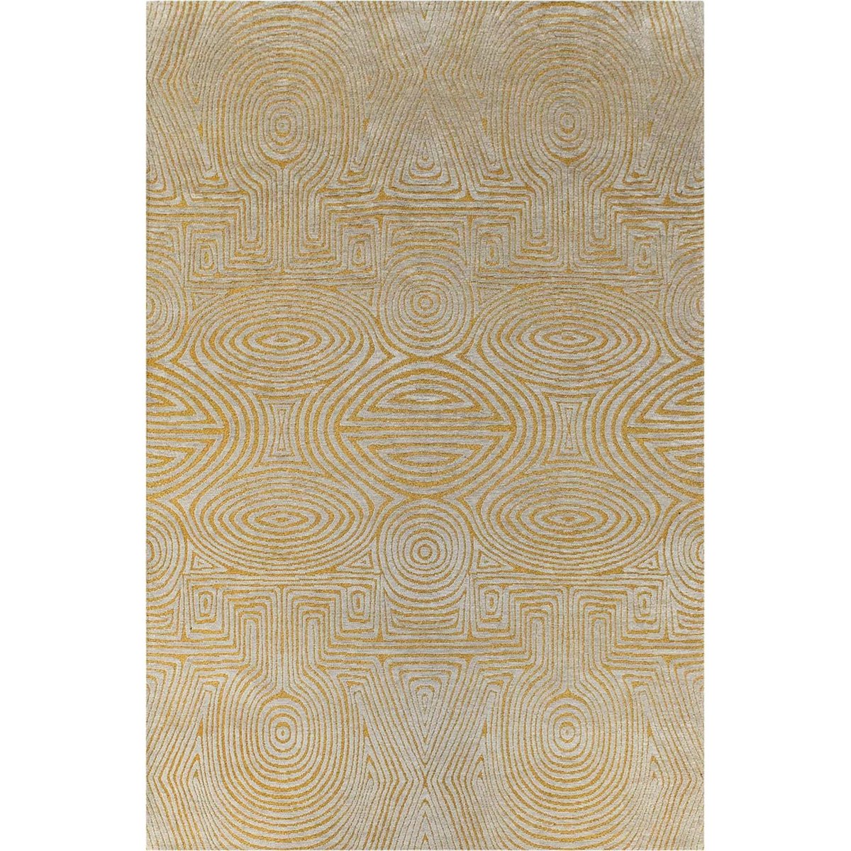 Tapis d'intérieur et extérieur, TABASCO doré sable et beige clair, RECOLLECTION