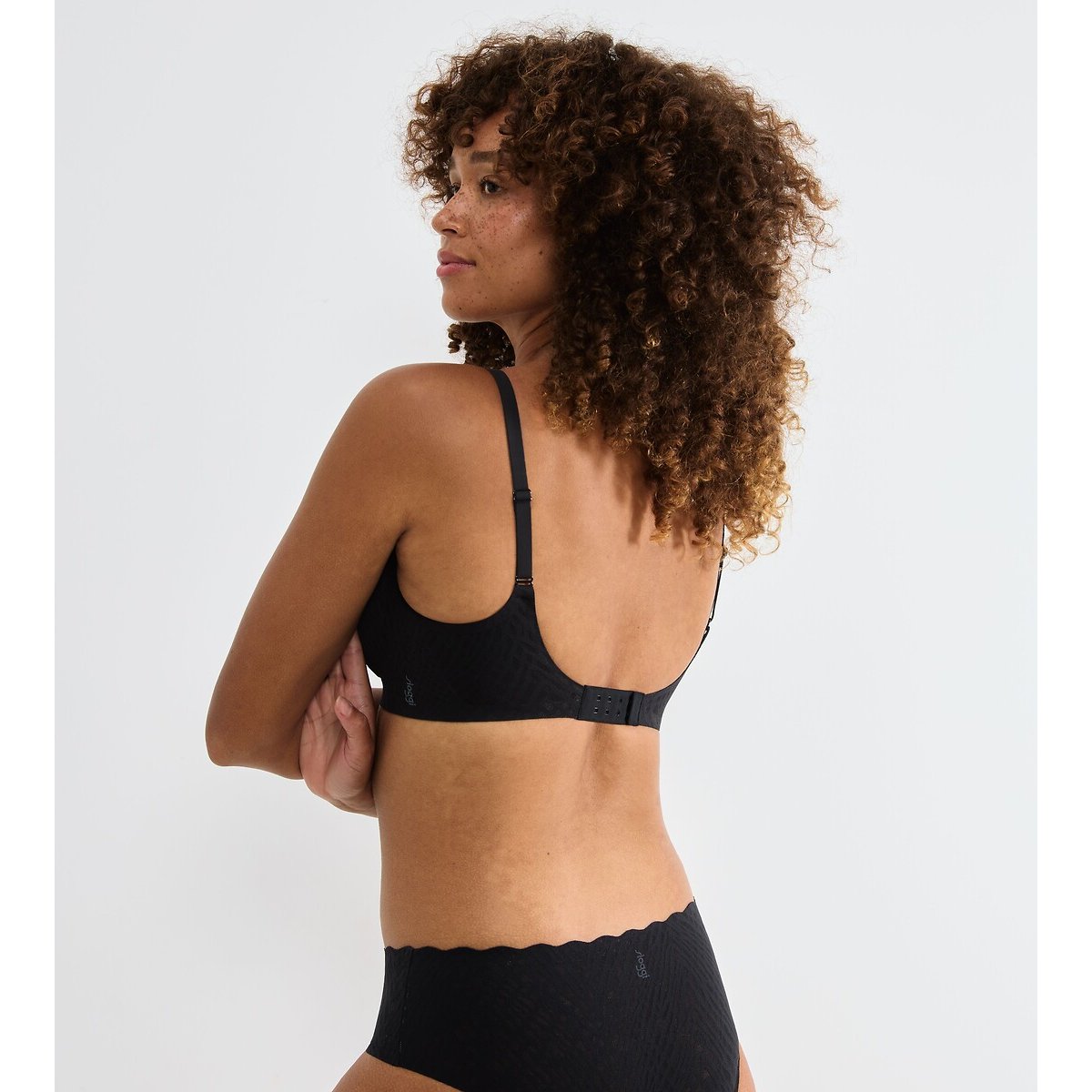 ZERO FEEL BLISS push-up bh zonder beugels zwart, SLOGGI