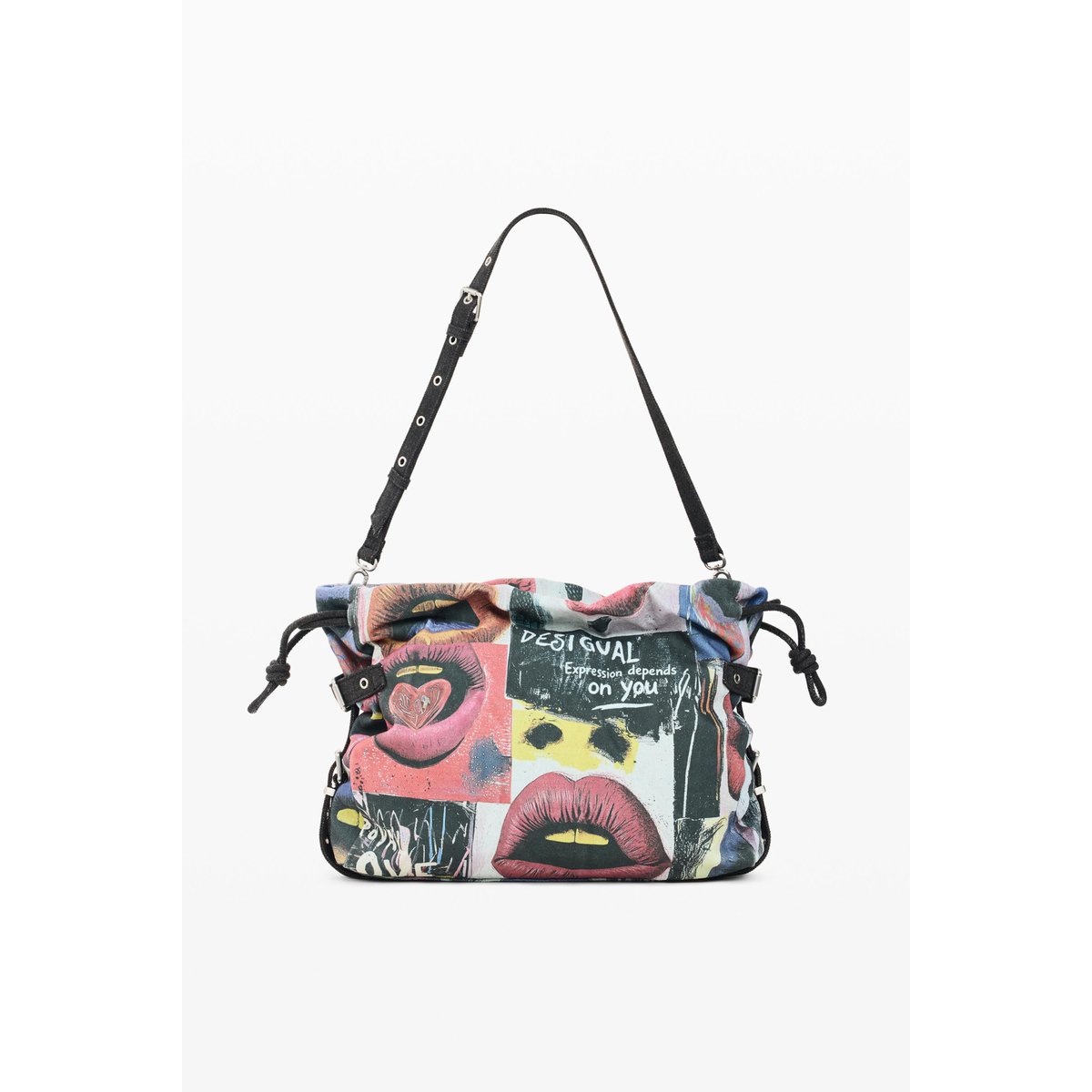 Sac shopper imprimé bleu, DESIGUAL