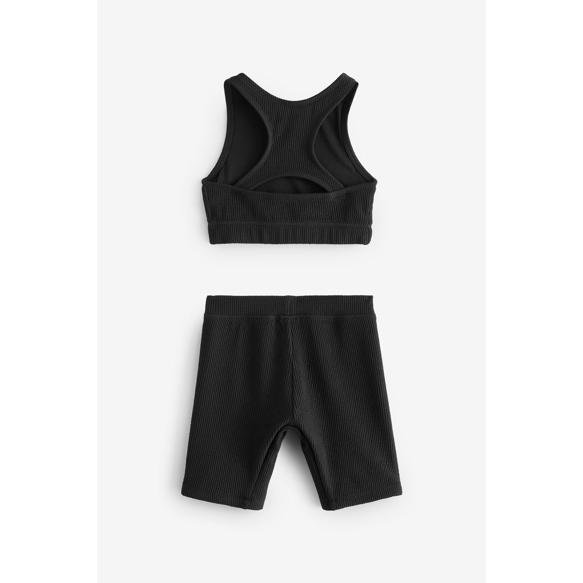 Short de bain texturé, ensemble noir, NEXT