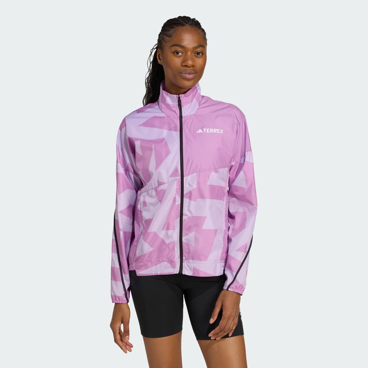 Coupe-Vent Imprimé Terrex Multi Coupe-Vent Imprimé Terrex Multi preloved purple / powder plum, adidas Performance