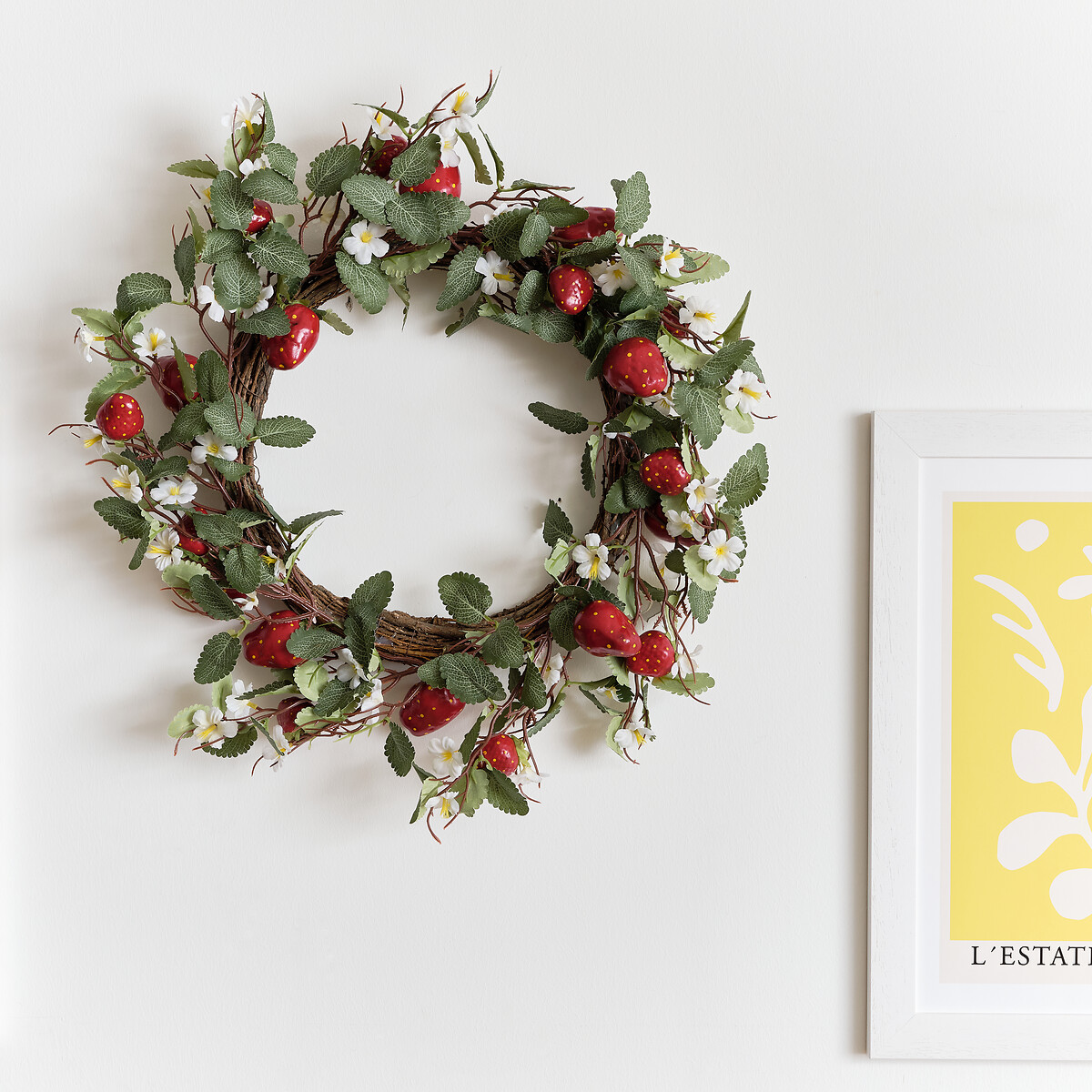 55cm Strawberry Wreath red, SO'HOME