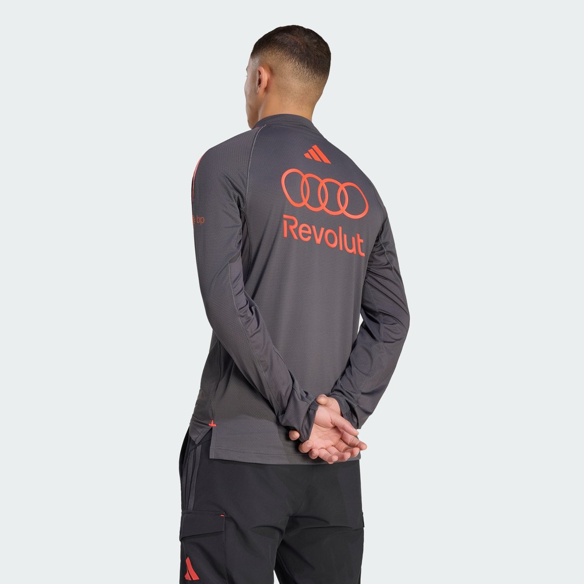 Pull Zip 1/4 Mécanicien Audi Revolut F1 Team Pull Zip 1/4 Mécanicien Audi Revolut F1 Team utility black / hi-res red, adidas Performance