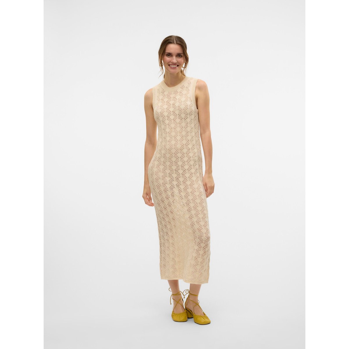 Robe En Maille birch, VERO MODA