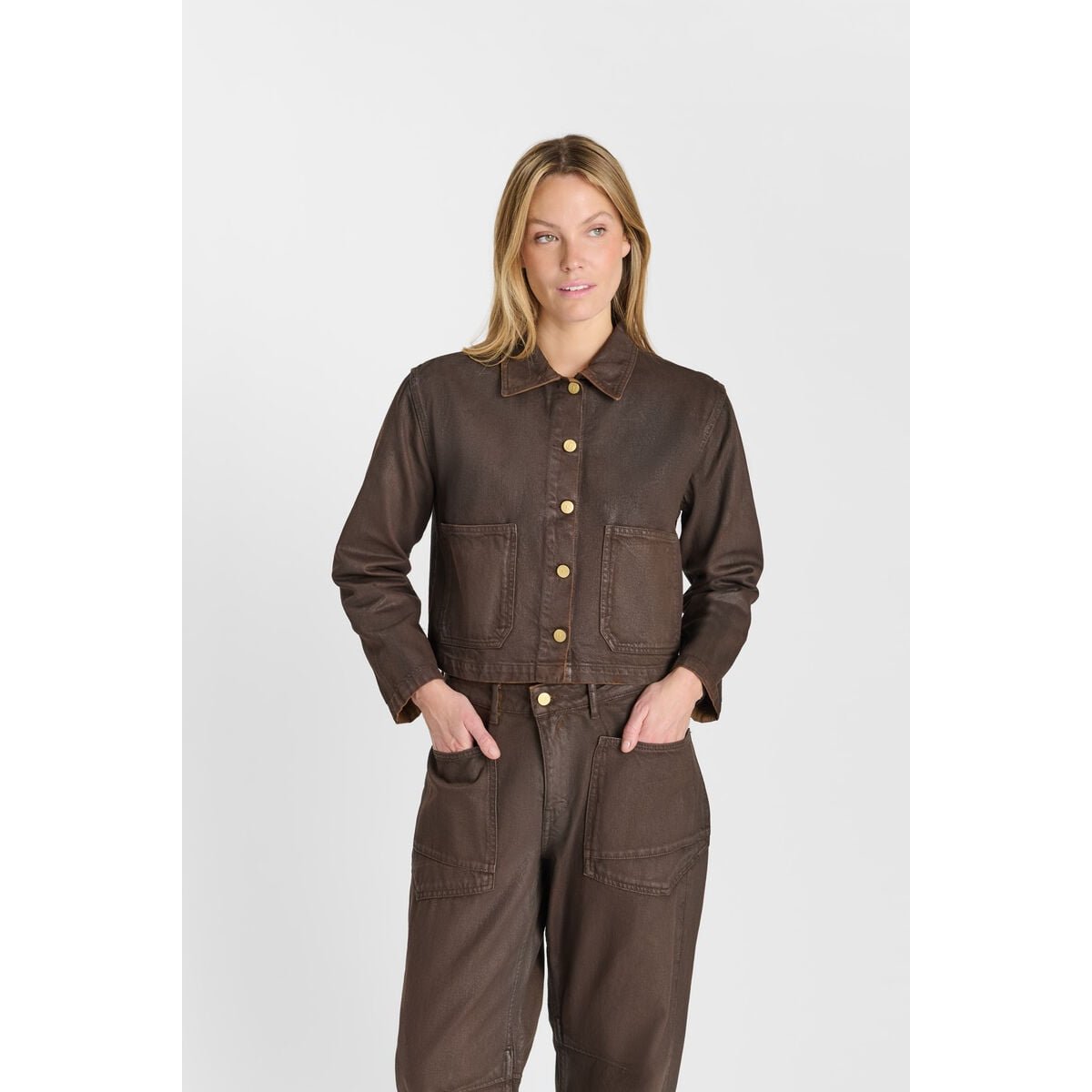 Veste AKSEL brown, LE TEMPS DES CERISES