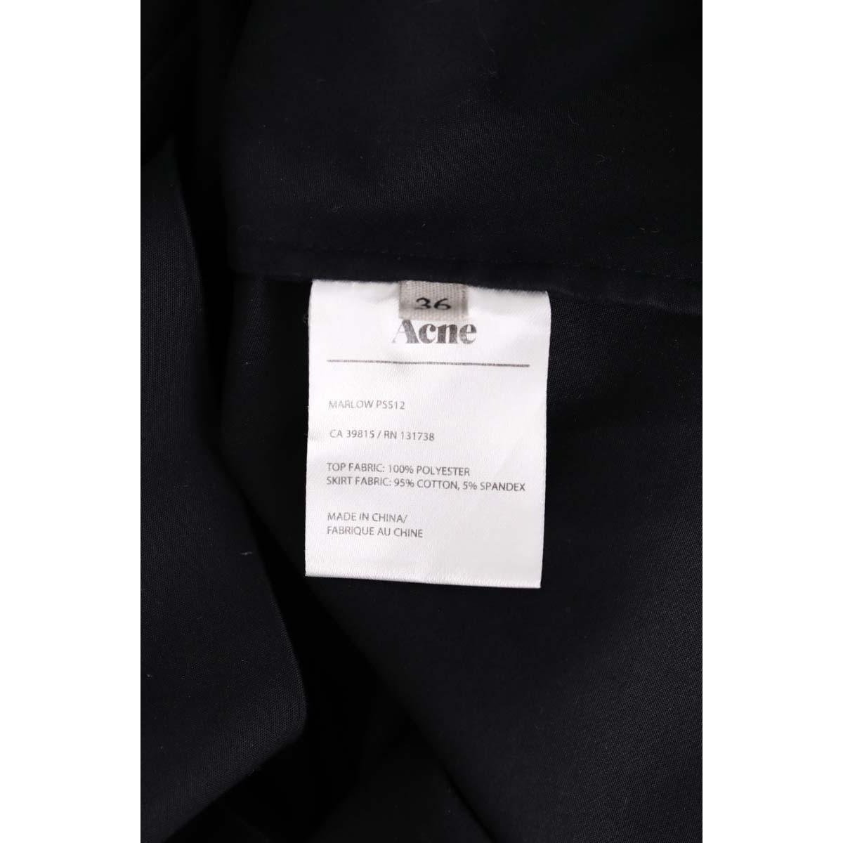 Robe - Bon État noir, ACNE STUDIOS