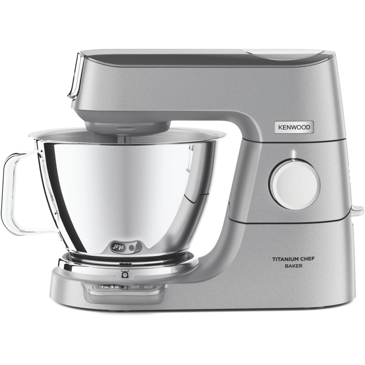 Robot pâtissier KVC85.009SI Titanium Chef Baker blanc, KENWOOD