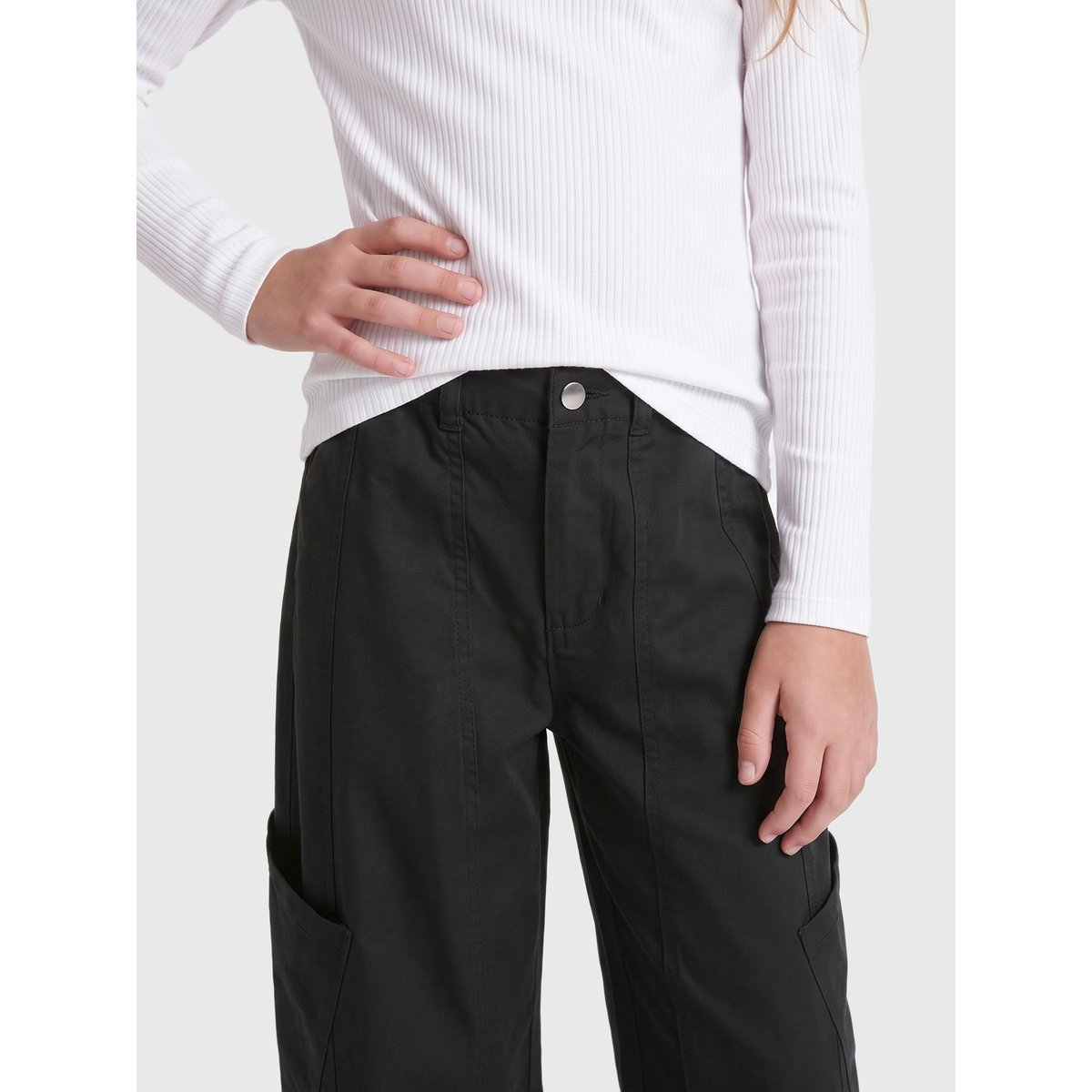 Pantalon Cargo noire - black, KIDS ONLY