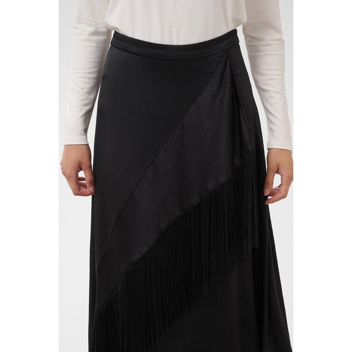 Jupe - tissage léger noir, SOAKED IN LUXURY
