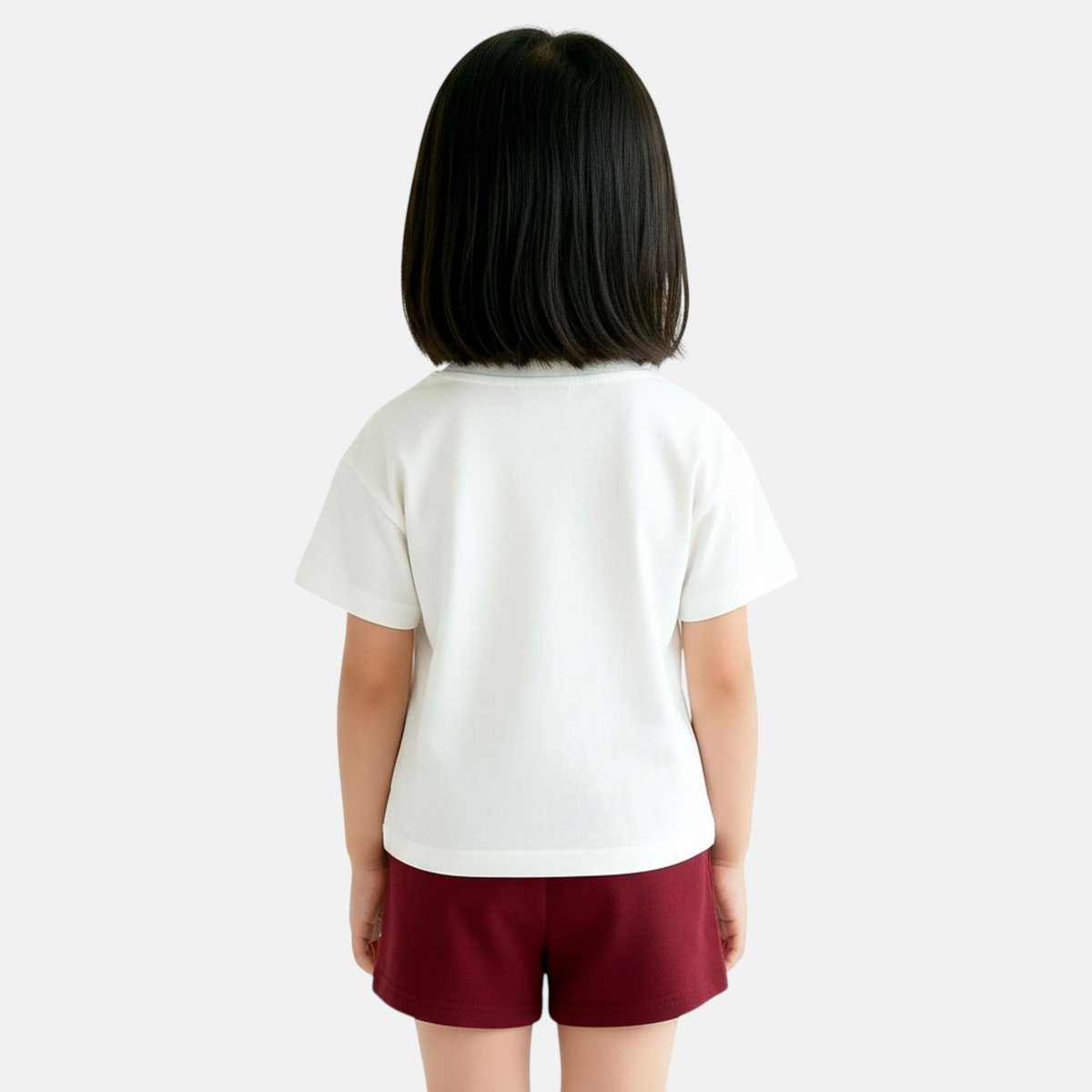 Ensemble t-shirt et short assorti MISS bordeaux, ELLESSE