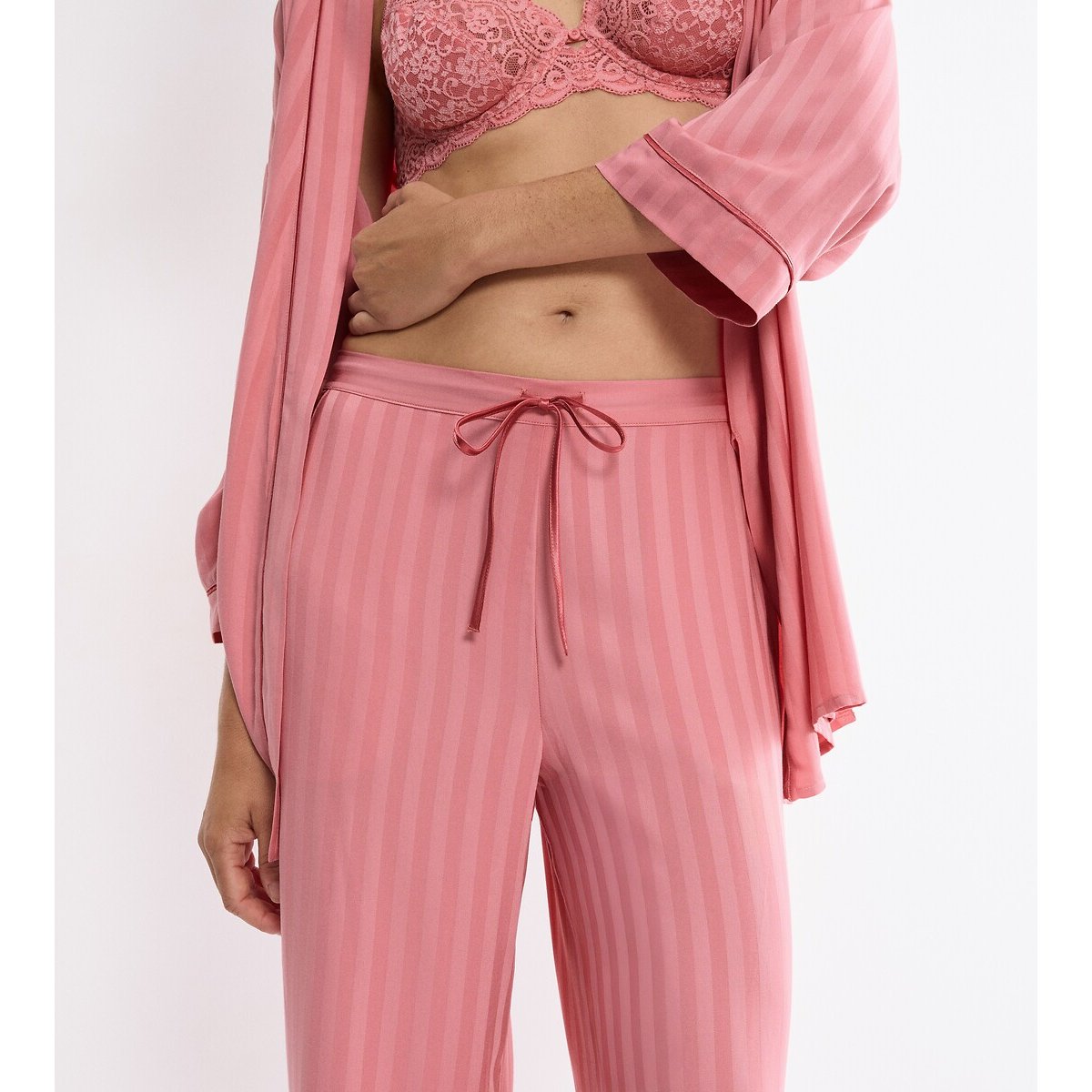 Pantalon de pyjama AMOURETTE JACQUARD rose, TRIUMPH