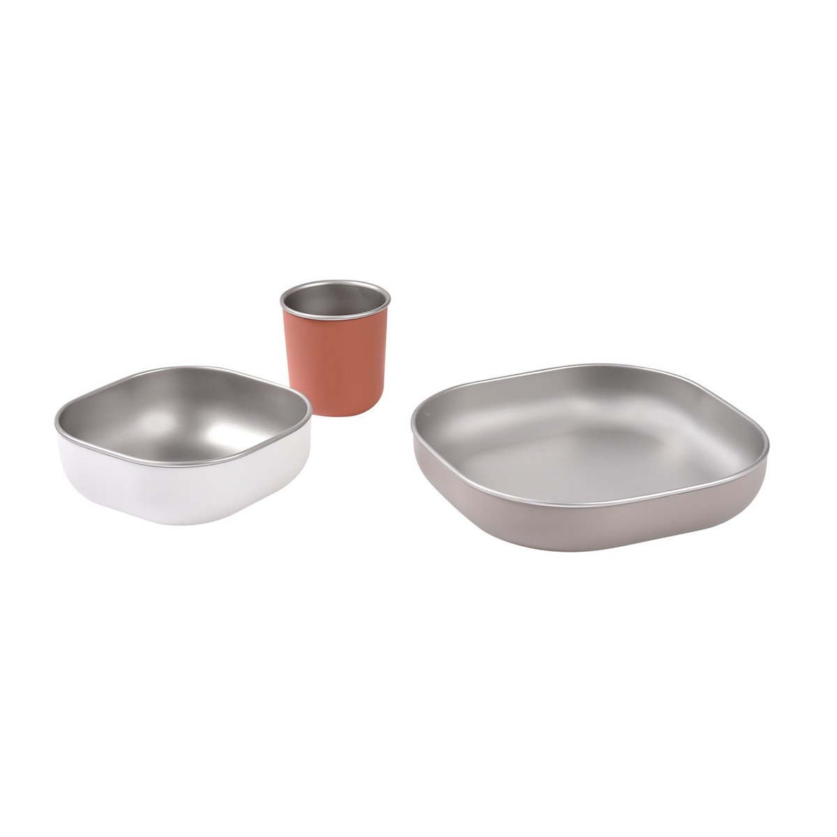 Coffret repas inox terracotta terracotta, BEABA