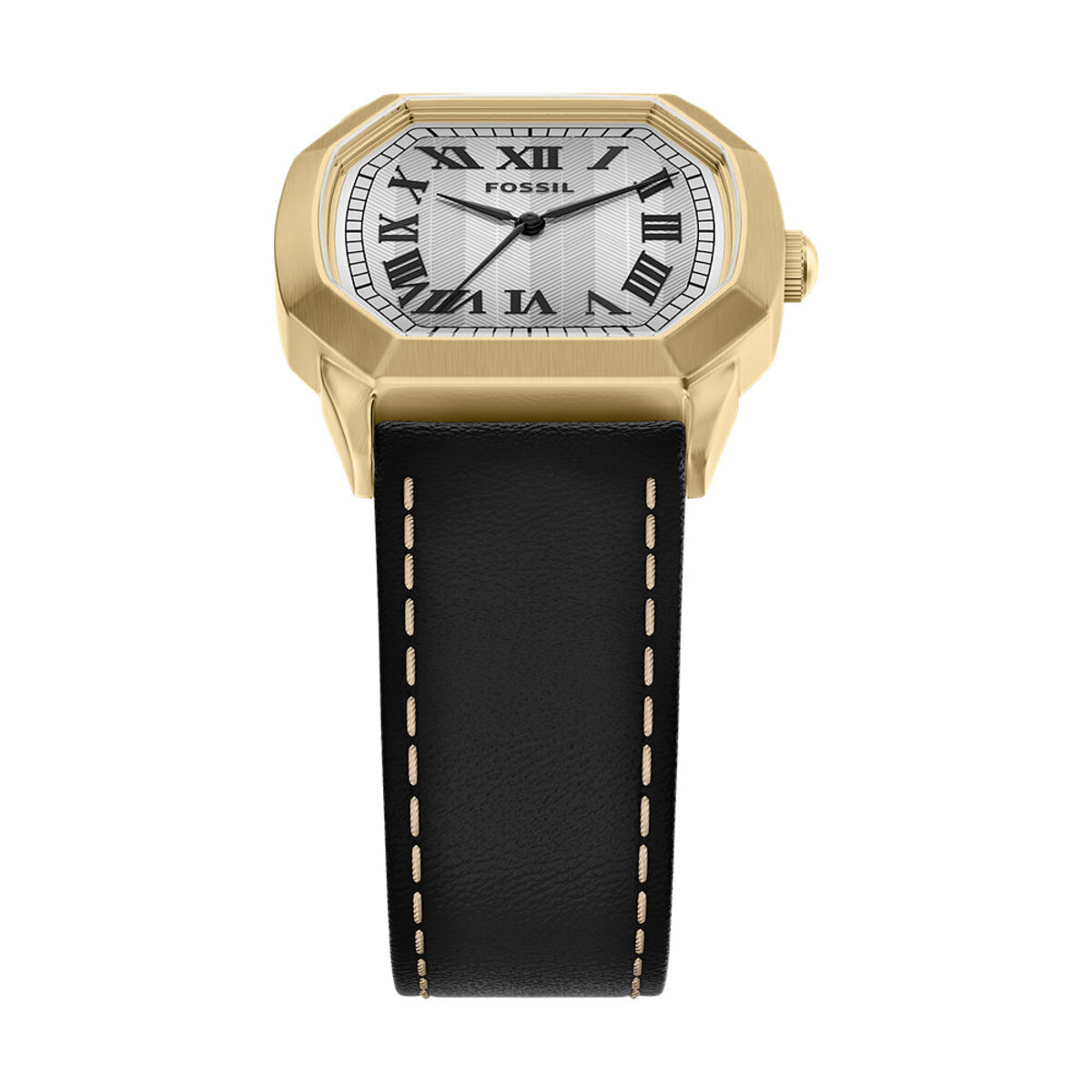 Montre Analogique HARLOW doré blanc marron, FOSSIL