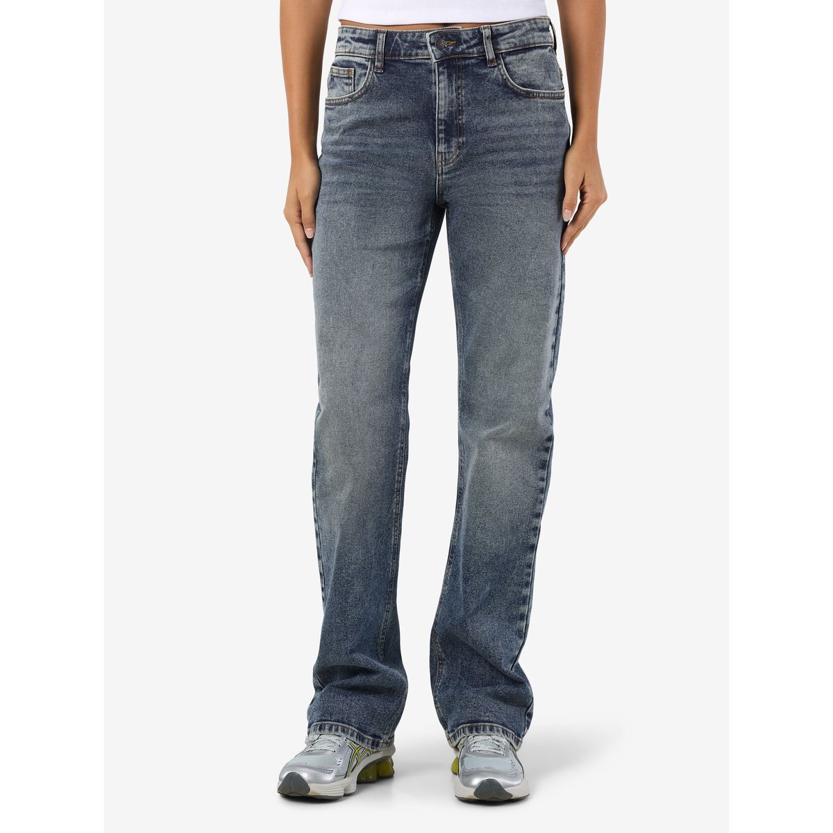 Jean Droit dark blue denim, NOISY MAY