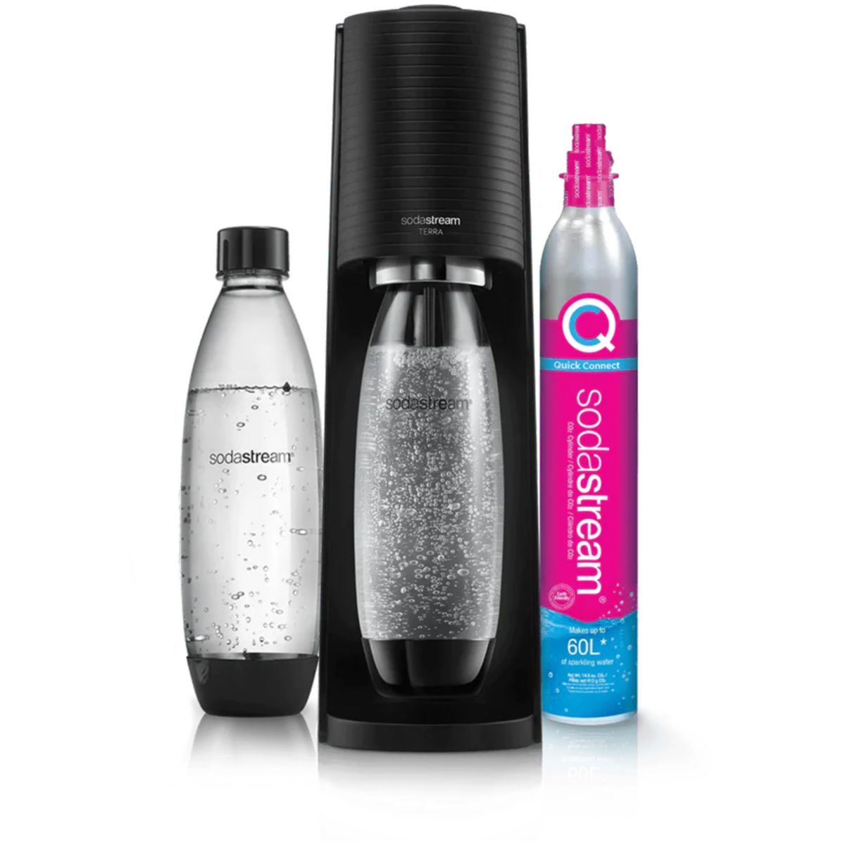 Machine à soda Terra TERRANLV noir, SODASTREAM