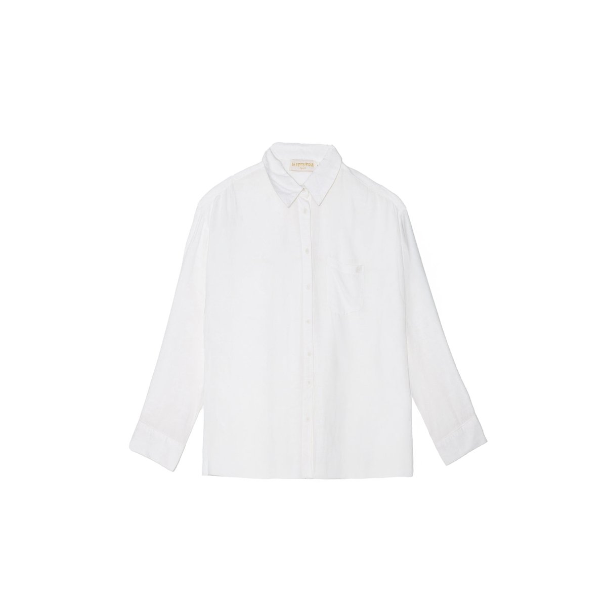 Chemise manches longues imprimé géométrique CHANIC 11-ecru, LA PETITE ETOILE