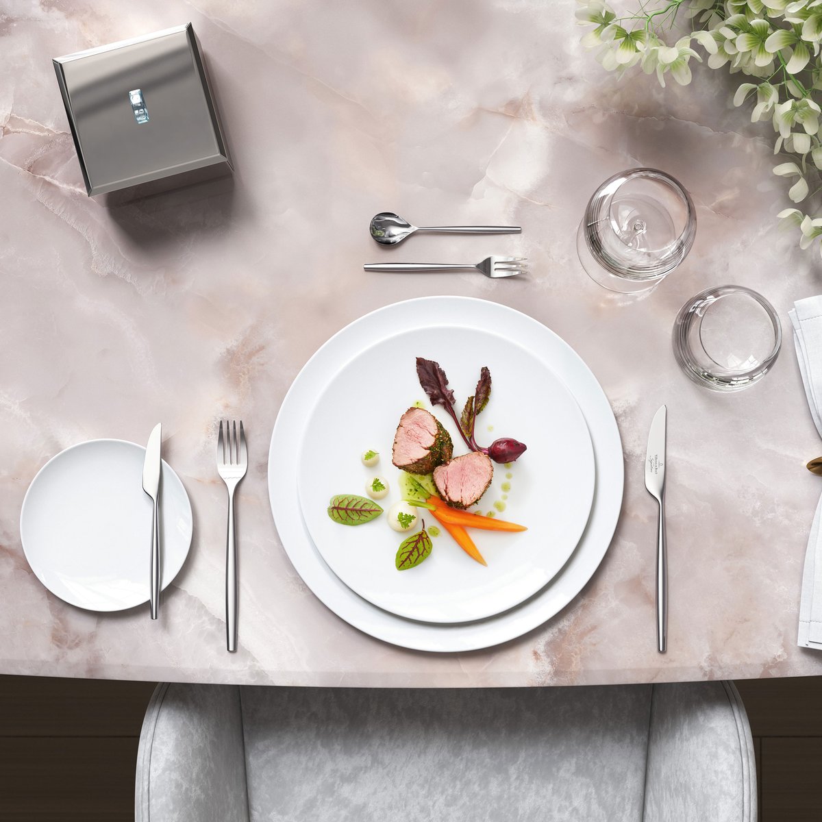 Assiette A Pain METROCHIC couleur unique, VILLEROY & BOCH SIGNATURE