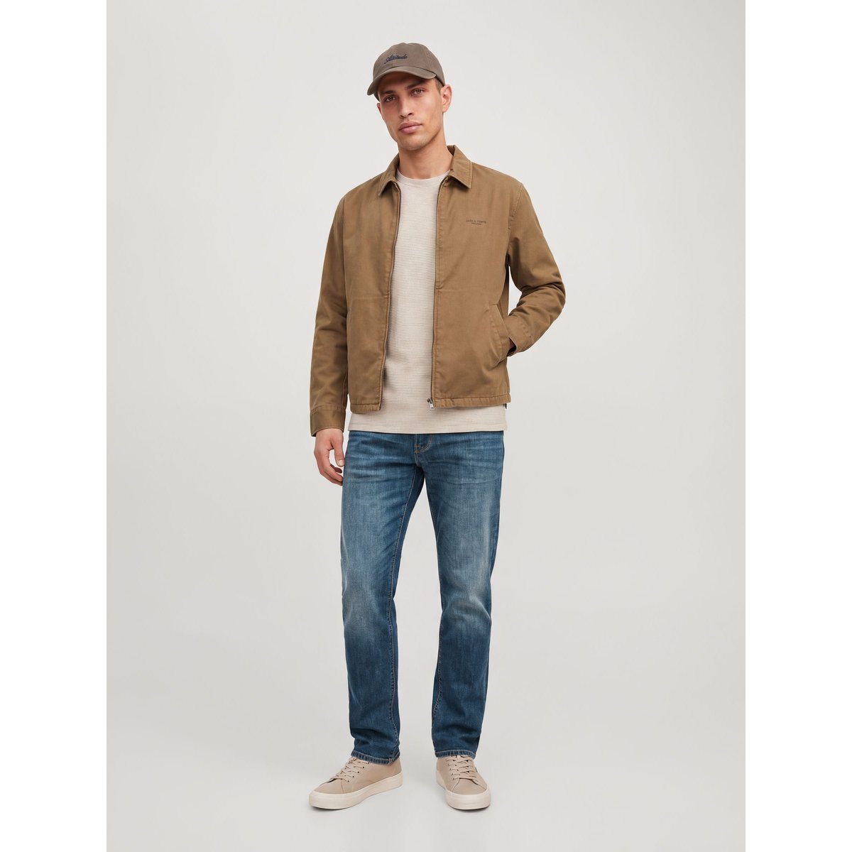 Jean Coupe Tapered blue denim 1, JACK & JONES