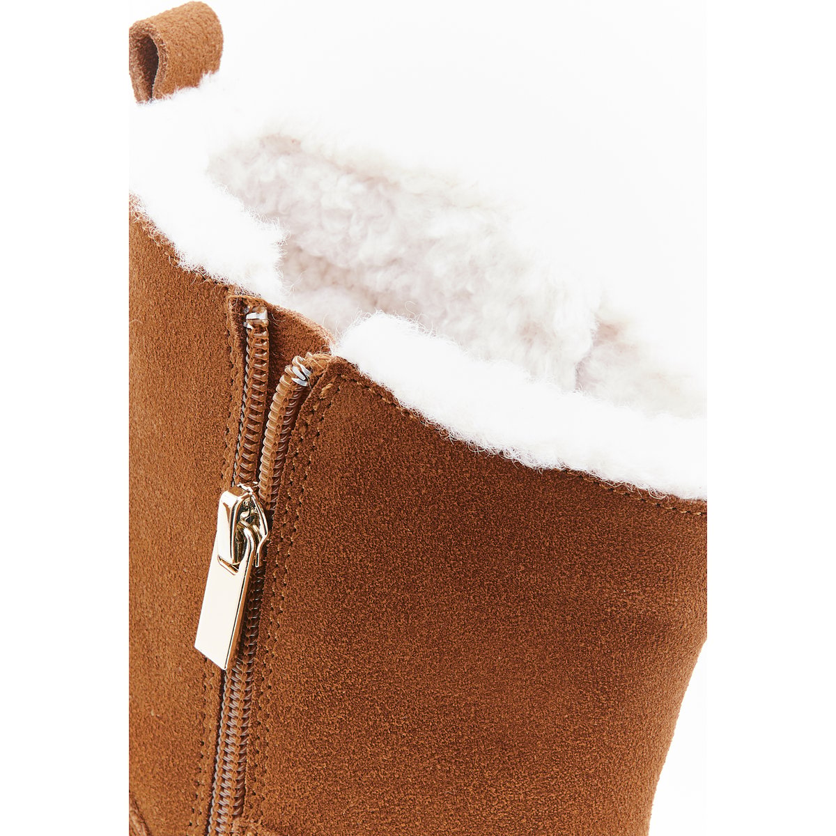 Boots fourrées labellisées Thermolactyl marron amande, DAMART
