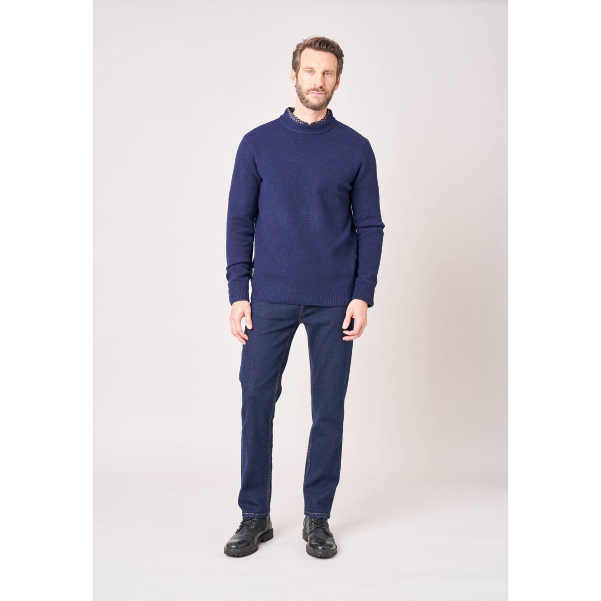 Pull uni pour homme OSTILIO navy, DEELUXE