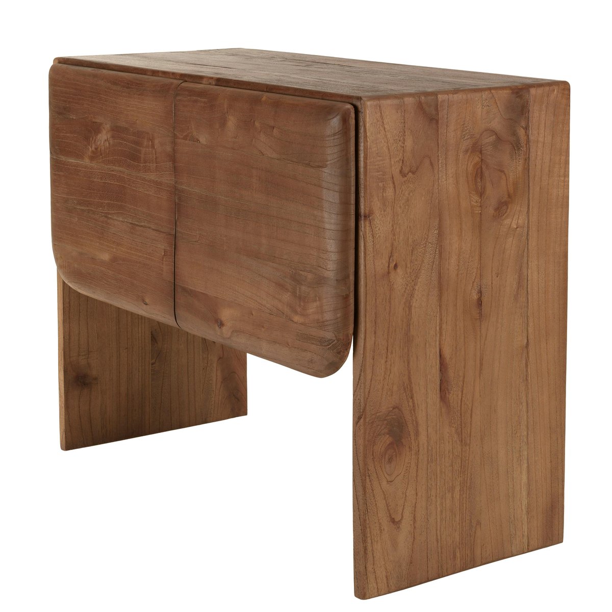 Buffet 2 portes en bois de mindi ARCUS bois naturel, PIER IMPORT