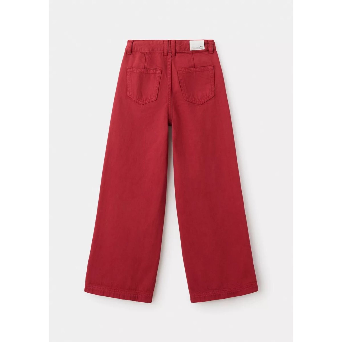 Jean large à boutons rouge, MANGO KIDS