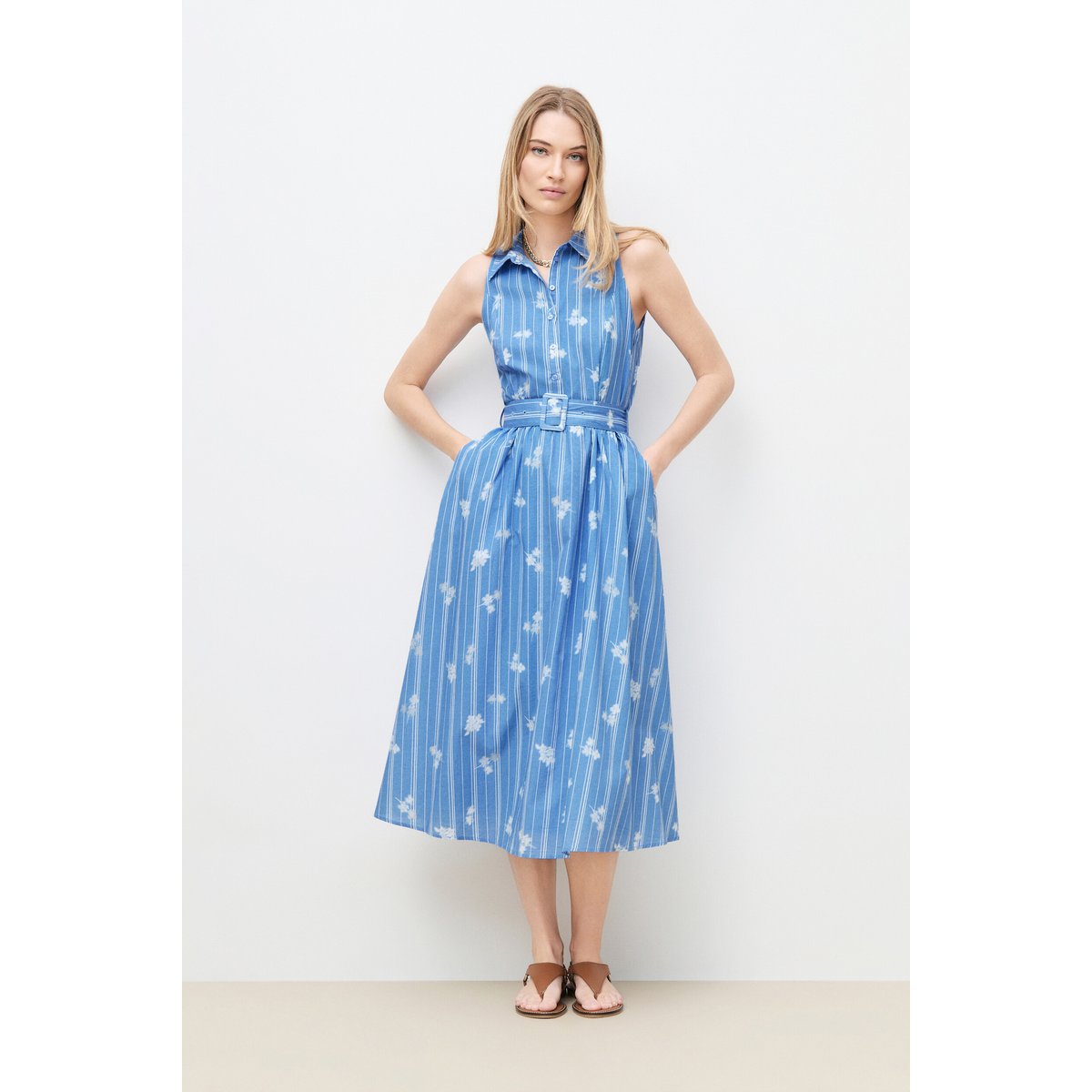 Robe Reveuse bleu clair, CAROLL