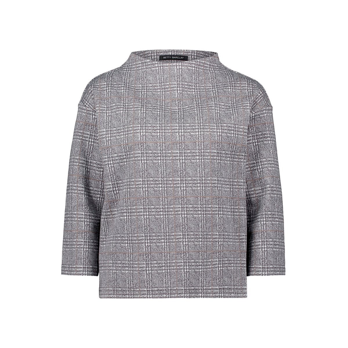 Sweat-shirt à col gris/beige, BETTY BARCLAY